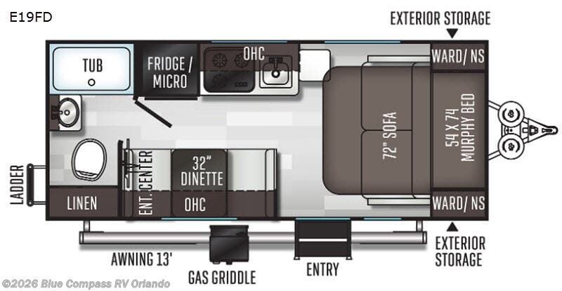 Used 2020 Forest River Flagstaff E-Pro E19FD available in Casselberry, Florida