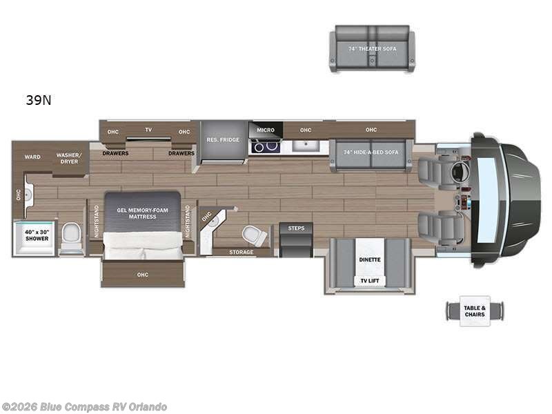 New 2026 Entegra Coach Centurion 39N available in Casselberry, Florida
