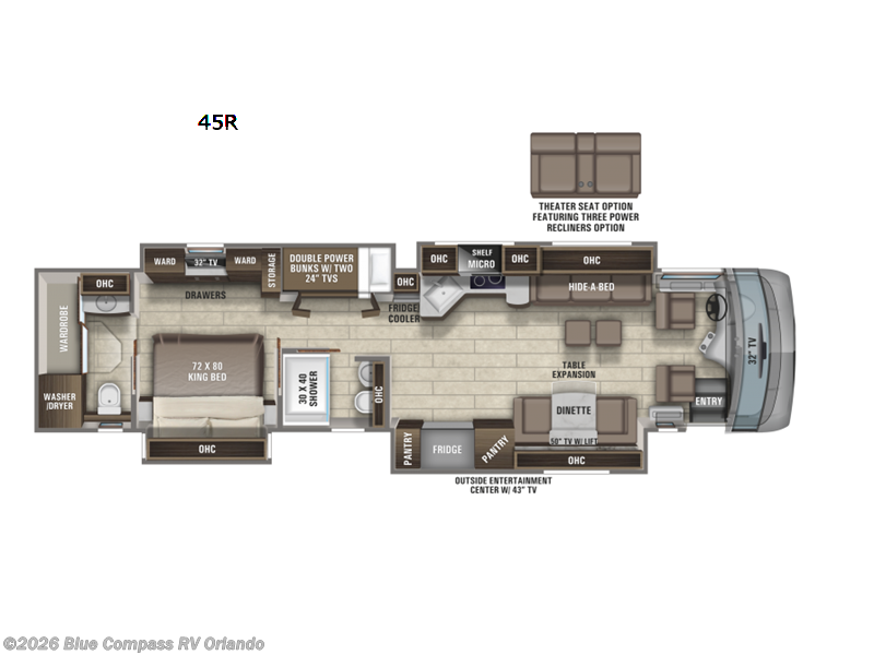 Used 2022 Entegra Coach Cornerstone 45R available in Casselberry, Florida