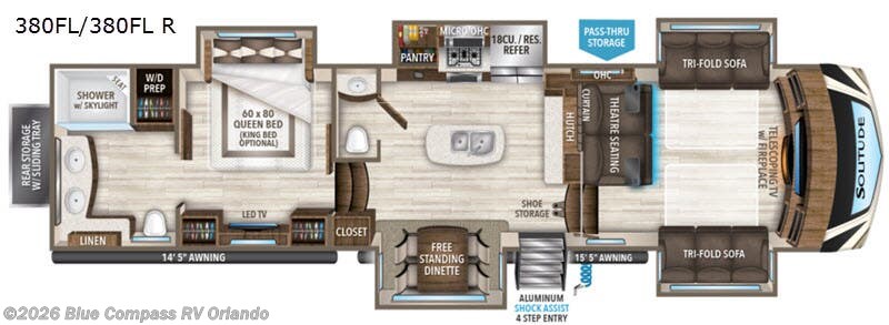 Used 2020 Grand Design Solitude 380FL available in Casselberry, Florida