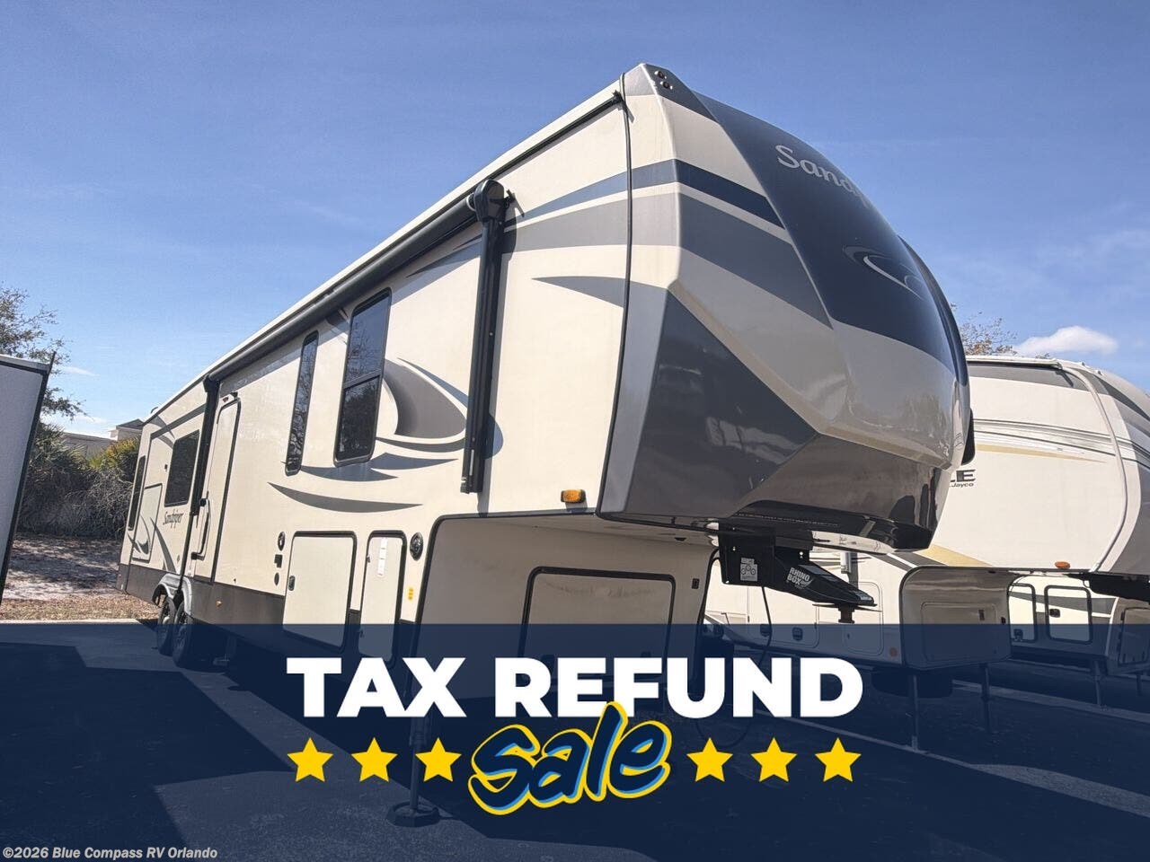 Used 2021 Forest River Sandpiper 372LOK available in Casselberry, Florida