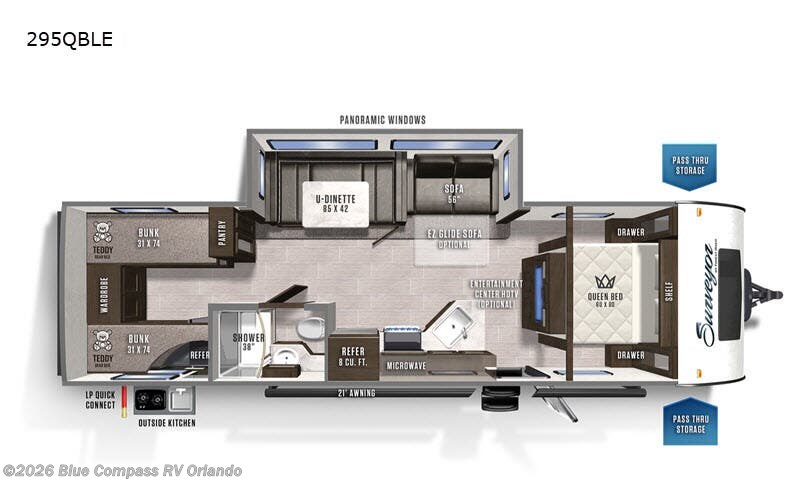 Used 2020 Forest River Surveyor Legend 295QBLE available in Casselberry, Florida