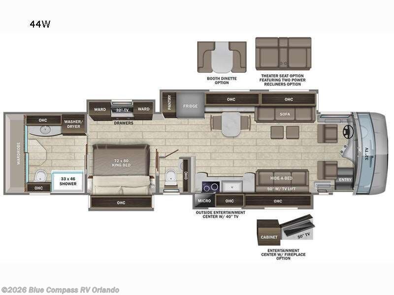 Used 2022 Entegra Coach Anthem 44W available in Casselberry, Florida