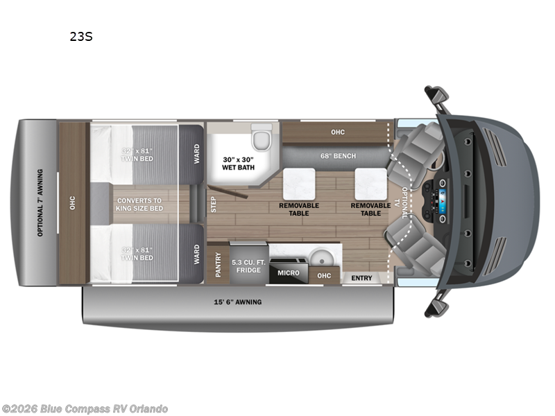 New 2027 Entegra Coach Condor 23S available in Casselberry, Florida