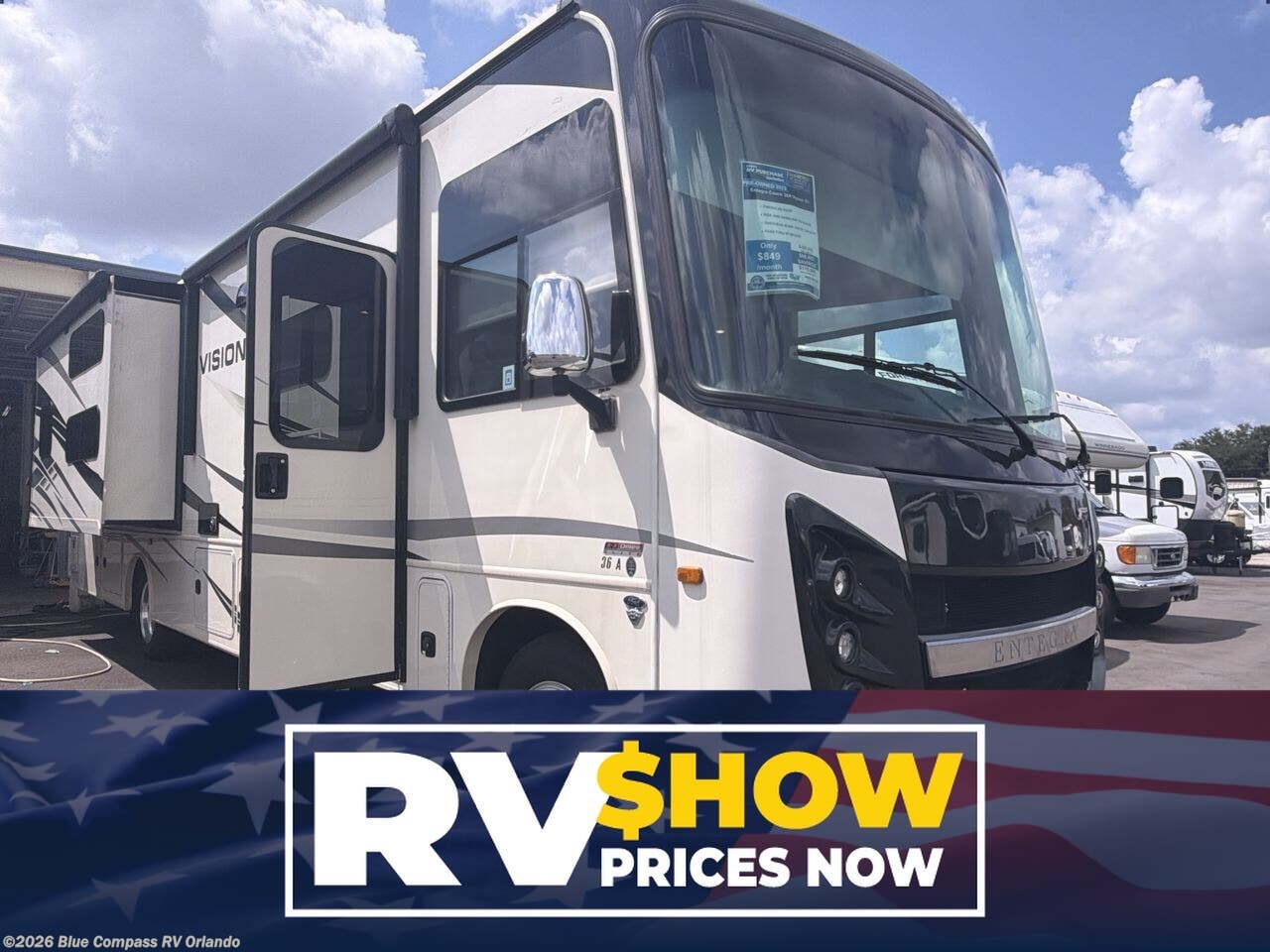 Used 2023 Entegra Coach Vision XL 36A available in Casselberry, Florida