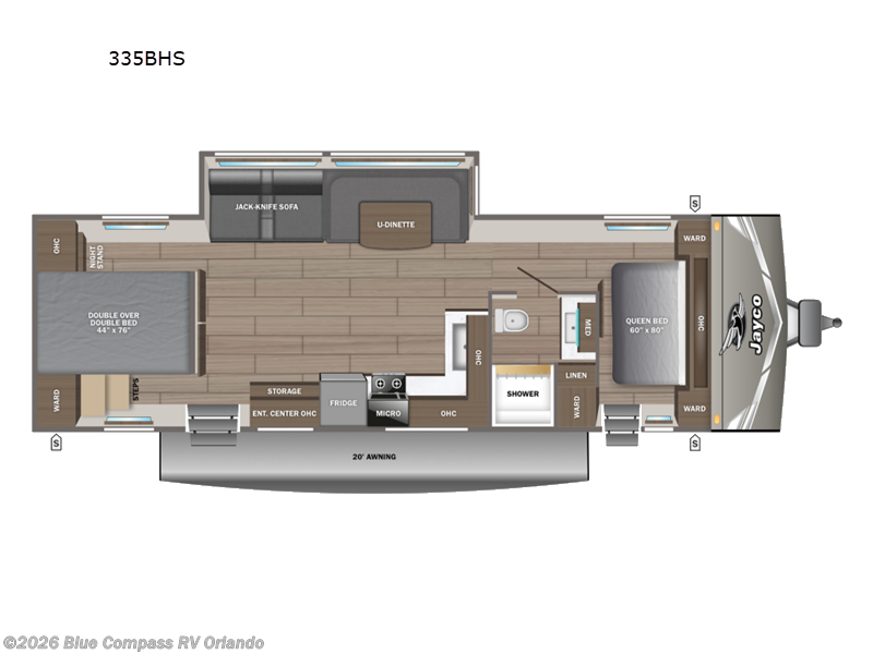 New 2027 Jayco Jay Flight 335BHS available in Casselberry, Florida