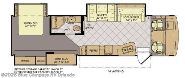Used 2012  Fleetwood Bounder 34B by Fleetwood from Blue Compass RV Orlando in Casselberry, FL