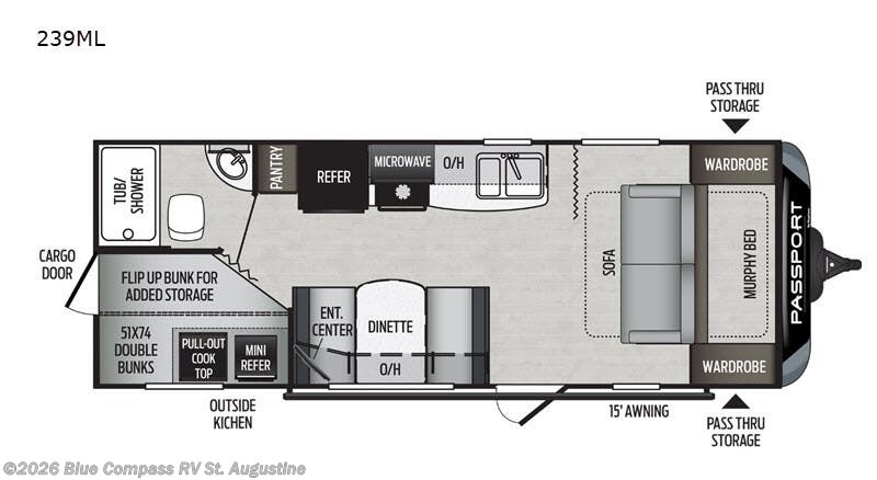 Used 2020 Keystone Passport 239ML SL Series available in St. Augustine, Florida