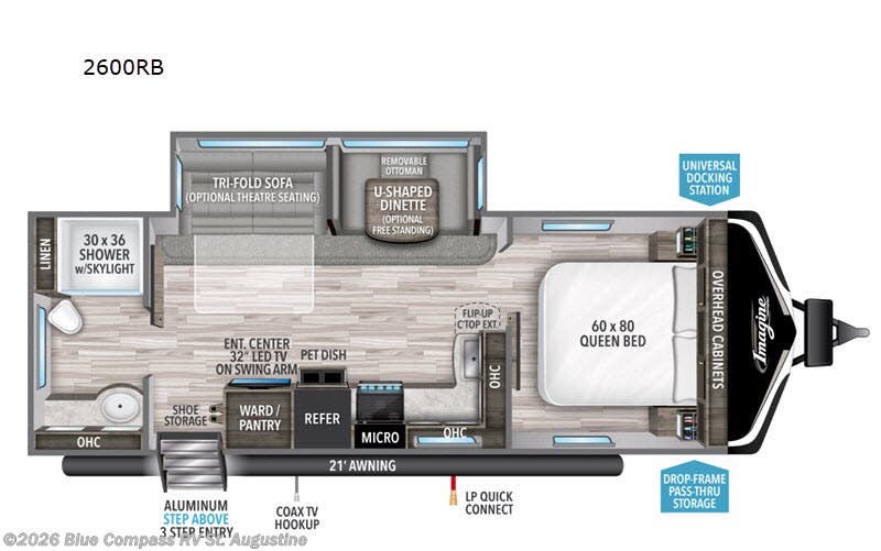 Used 2020 Grand Design Imagine 2600RB available in St. Augustine, Florida