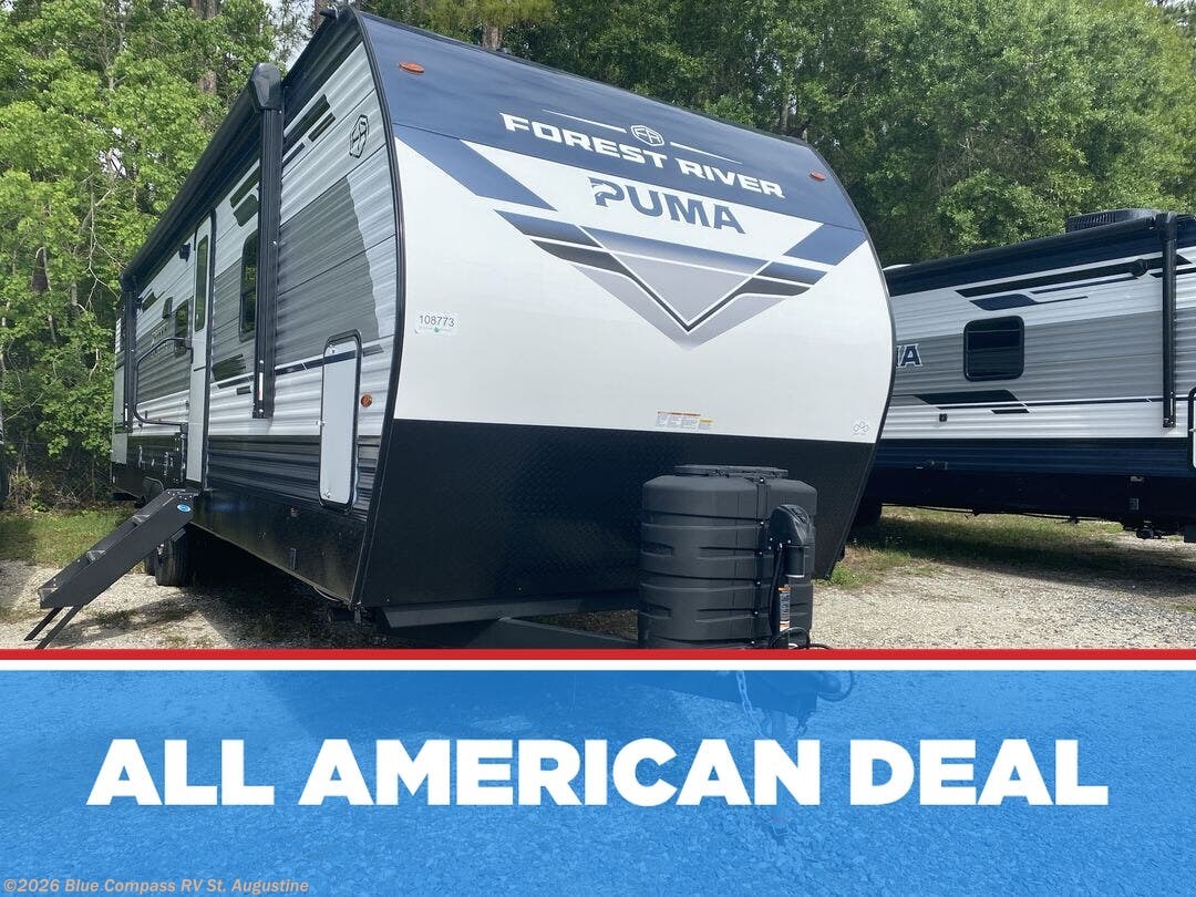 New 2026 Forest River Puma 32RBFQ available in St. Augustine, Florida