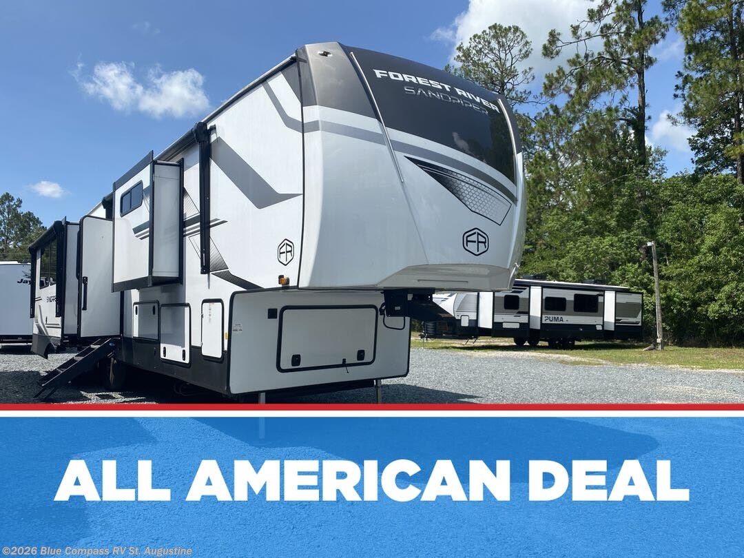 Used 2025 Forest River Sandpiper 3800RK available in St. Augustine, Florida