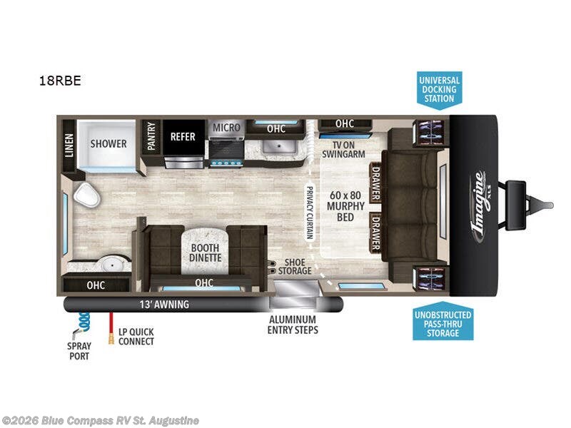 Used 2019 Grand Design Imagine XLS 18RBE available in St. Augustine, Florida