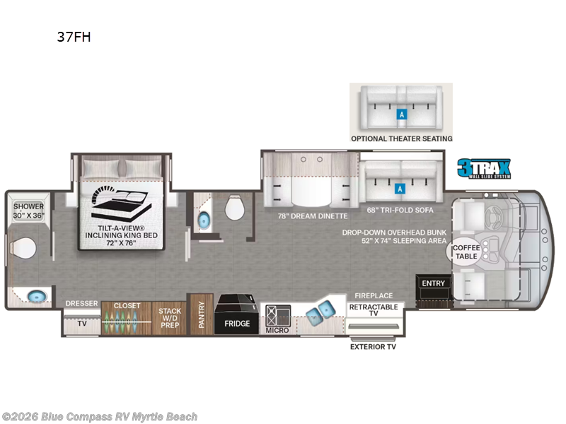 Used 2023 Thor Motor Coach Challenger 37FH available in Myrtle Beach, South Carolina