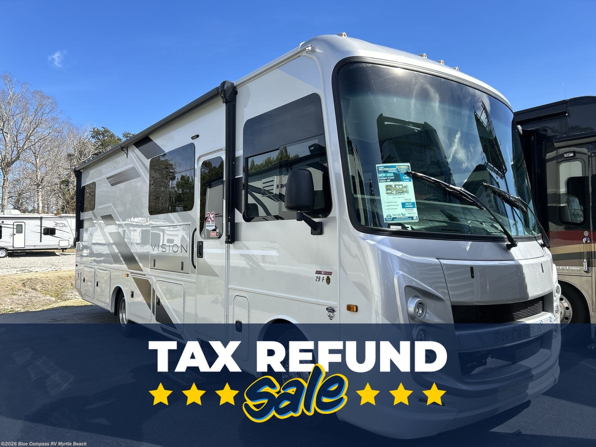New 2026 Entegra Coach Vision 29F available in Myrtle Beach, South Carolina