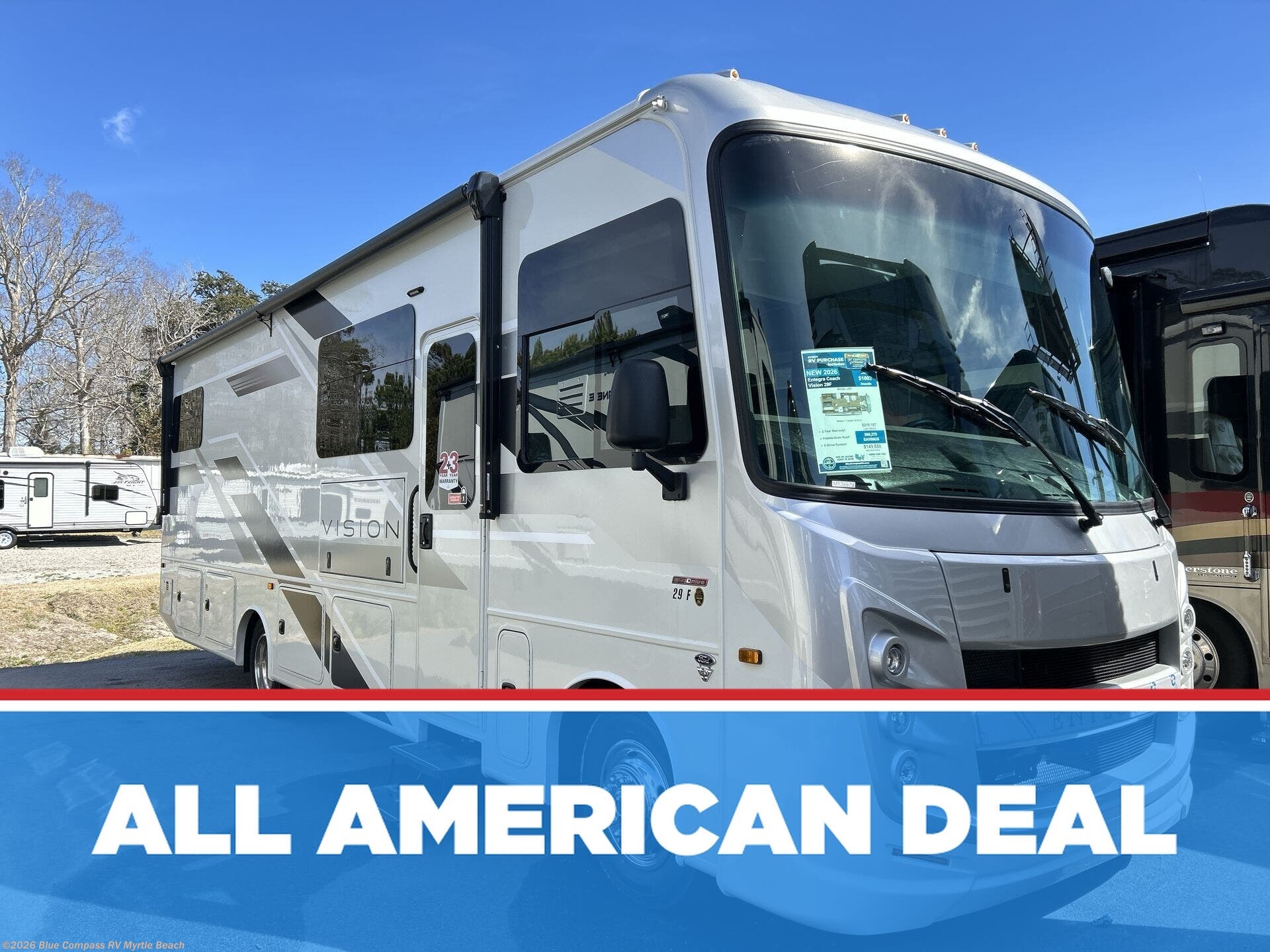 New 2026 Entegra Coach Vision 29F available in Myrtle Beach, South Carolina