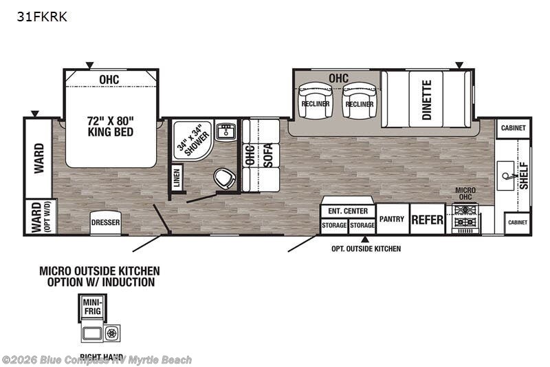Used 2020 Palomino Puma 31FKRK available in Myrtle Beach, South Carolina