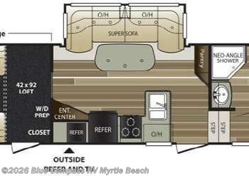 Used 2015 Keystone Cougar 326SRX available in Myrtle Beach, South Carolina