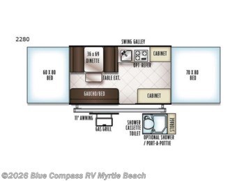 Used 2019 Forest River Rockwood Freedom Series 2280 available in Myrtle Beach, South Carolina