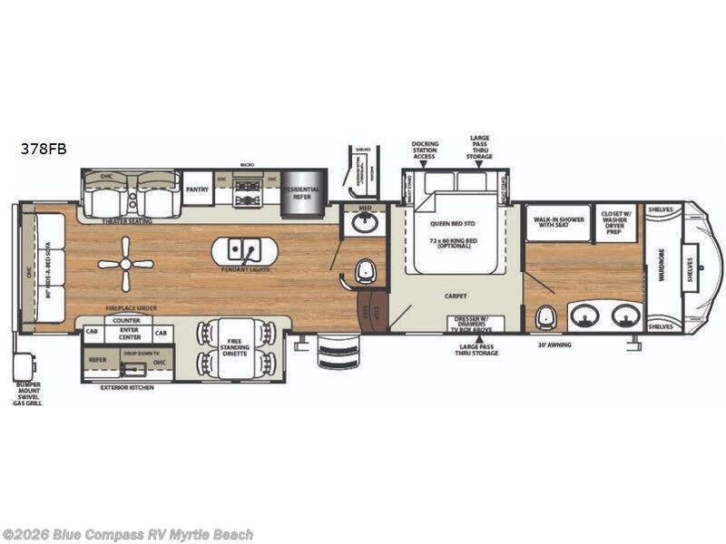 Used 2019 Forest River Sierra 378FB available in Myrtle Beach, South Carolina