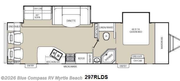 Used 2014  Coachmen Freedom Express 297RLDS by Coachmen from Blue Compass RV Myrtle Beach in Myrtle Beach, SC