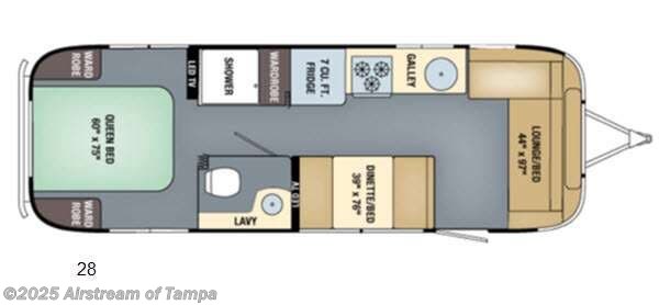 Used 2016 Airstream International Signature 28RB (Rear Queen Bed) available in Dover, Florida