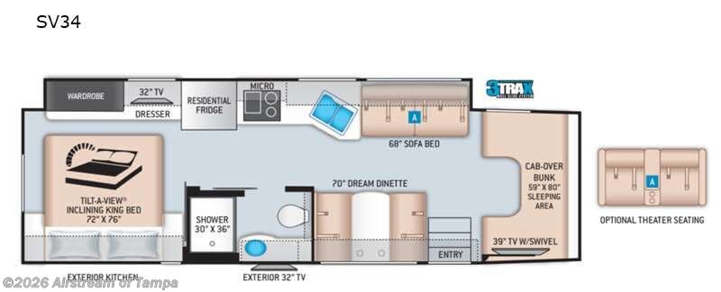 Used 2021 Thor Motor Coach Omni SV34 available in Dover, Florida