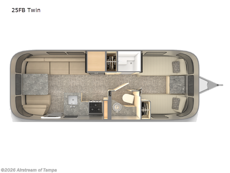 Used 2023 Airstream Flying Cloud 25FB Twin available in Dover, Florida