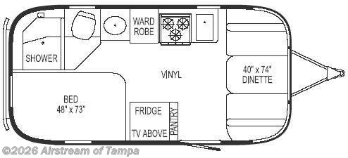 Used 2008  Airstream Bambi 19 by Airstream from Airstream of Tampa in Dover, FL