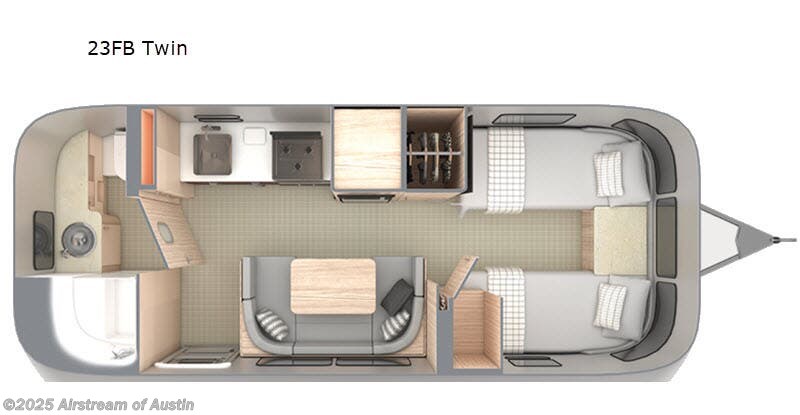Used 2021 Airstream Globetrotter 23FB Twin available in Buda, Texas