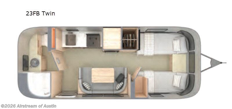 Used 2020 Airstream Globetrotter 23FB Twin available in Buda, Texas