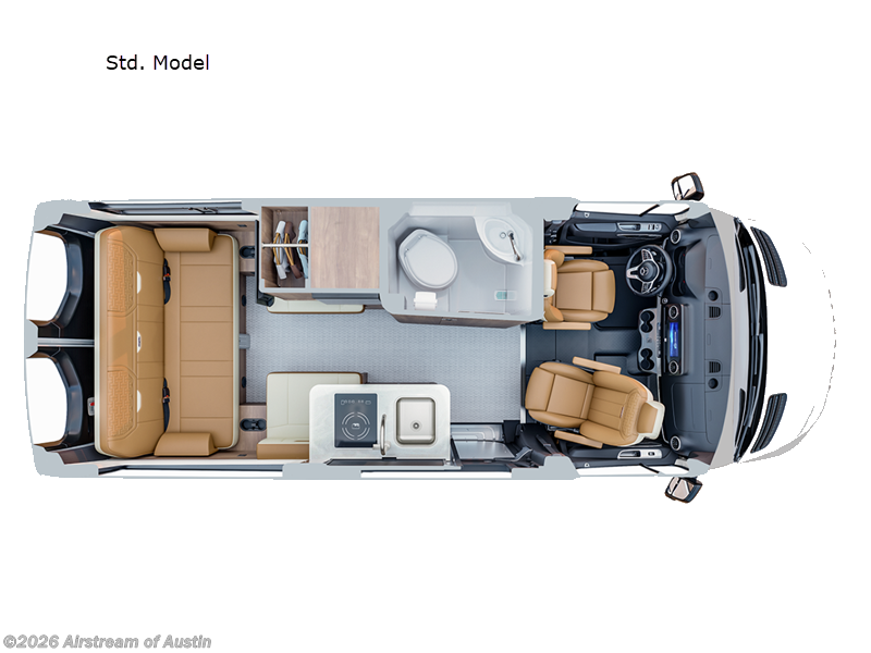 New 2026 Airstream Interstate 19GTX Std. Model available in Buda, Texas