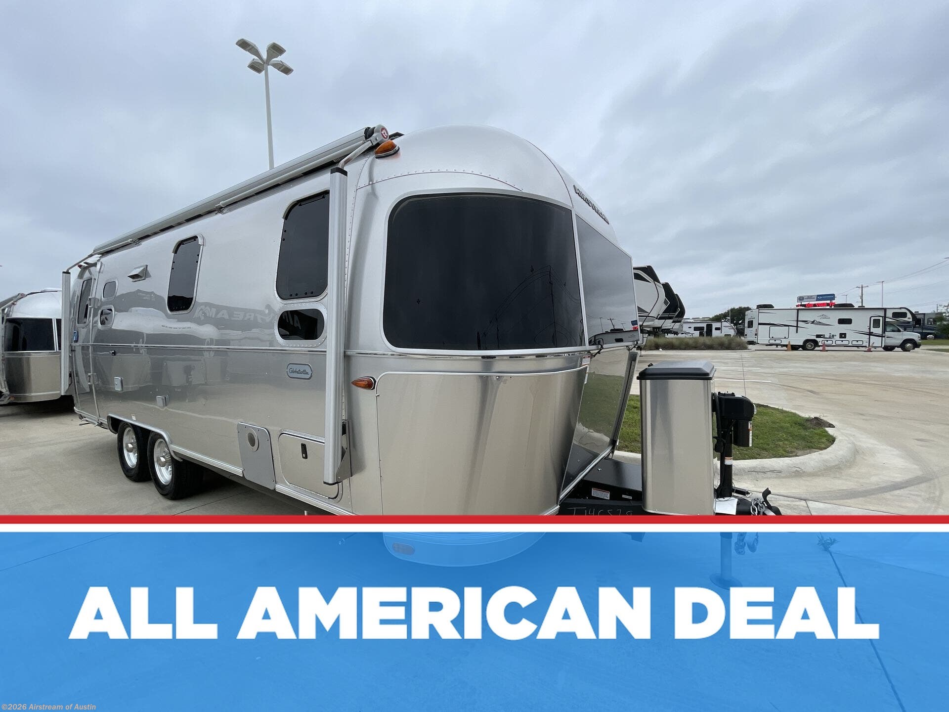 New 2026 Airstream Globetrotter 25FB available in Buda, Texas