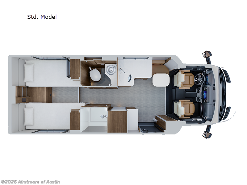 New 2026 Airstream Atlas 25RT Std. Model available in Buda, Texas