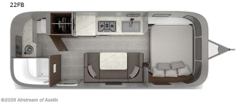 Used 2021 Airstream Caravel 22FB available in Buda, Texas