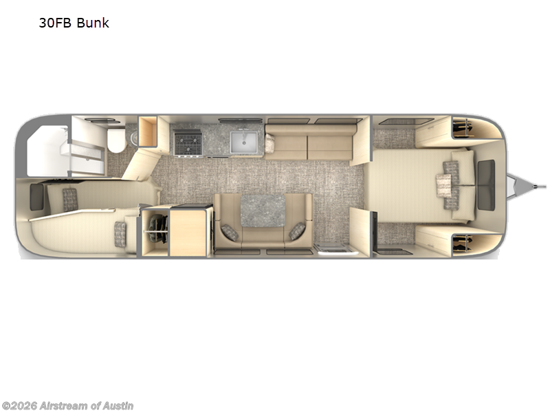 Used 2023 Airstream Flying Cloud 30FB Bunk available in Buda, Texas