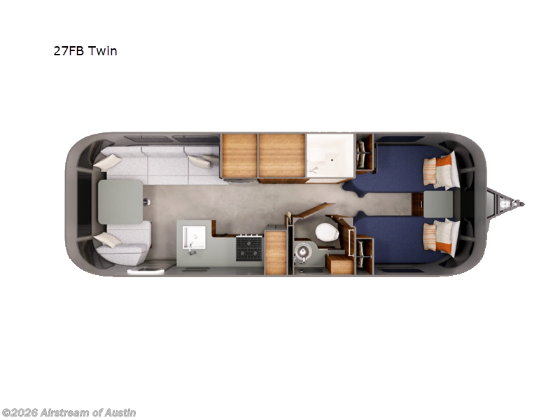 New 2027 Airstream Trade Wind 27FB Twin available in Buda, Texas