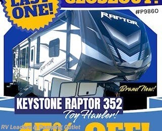 New 2022 Keystone Raptor 352 available in Adamsburg, Pennsylvania