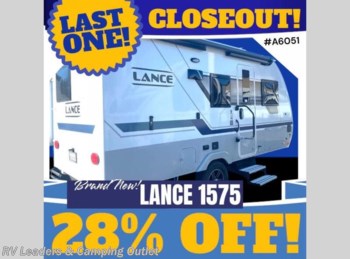 New 2022 Lance  Travel Trailers 1575 available in Adamsburg, Pennsylvania