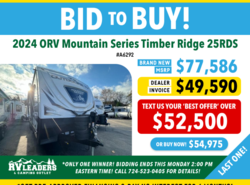 New 2024 Outdoors RV Mountain Series Timber Ridge 25RDS available in Adamsburg, Pennsylvania