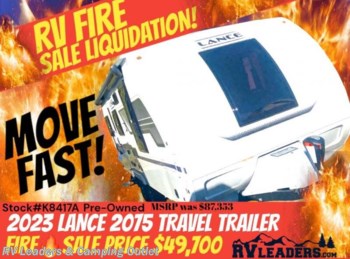 Used 2023 Lance  Lance Travel Trailers 2075 available in Adamsburg, Pennsylvania