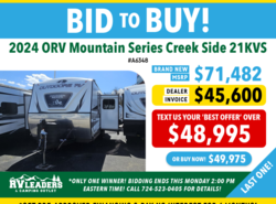 New 2024 Outdoors RV Mountain Series Creek Side 21KVS available in Adamsburg, Pennsylvania