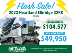 Used 2023 Heartland ElkRidge ER 32 RK available in Adamsburg, Pennsylvania