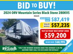 New 2024 Outdoors RV Mountain Series Black Stone 280KVS available in Adamsburg, Pennsylvania