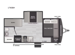 New 2026 Keystone Springdale Mini 1760BH available in Adamsburg, Pennsylvania