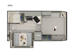 New 2026 Lance Lance Truck Campers 855S available in Adamsburg, Pennsylvania