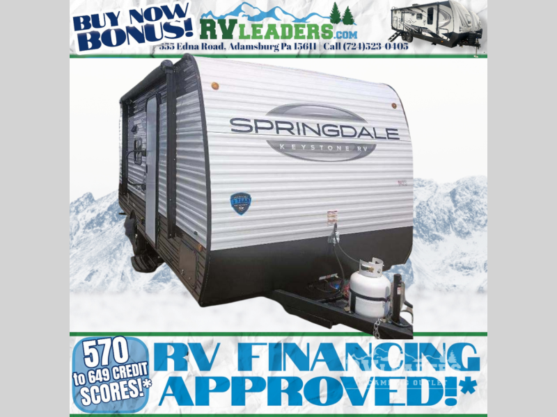 Used 2024 Keystone Springdale Classic Mini 1800BH available in Adamsburg, Pennsylvania