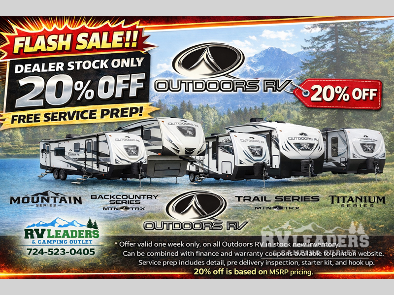 New 2026 Outdoors RV Creek Side Titanium Series 17RBS available in Adamsburg, Pennsylvania