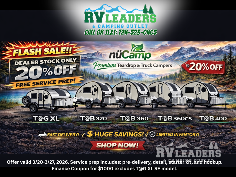 New 2026 NuCamp TAB 320 LITE Std. Model available in Adamsburg, Pennsylvania