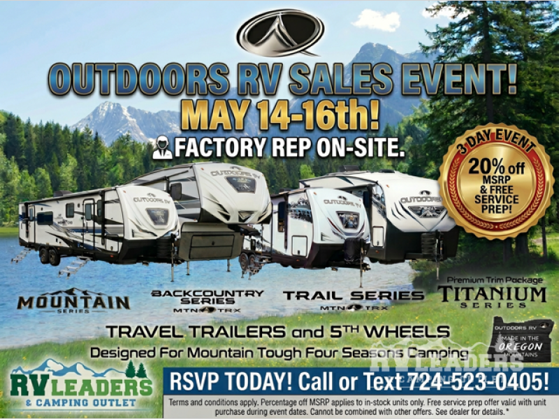 New 2026 Outdoors RV Timber Ridge Mountain Series 22MKS available in Adamsburg, Pennsylvania