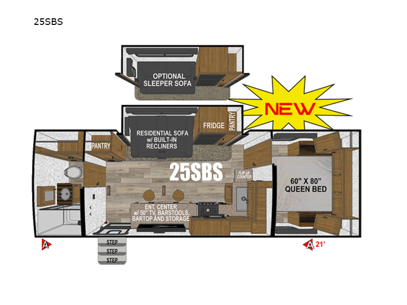 New 2027 Outdoors RV Timber Ridge Mountain Series 25SBS available in Adamsburg, Pennsylvania